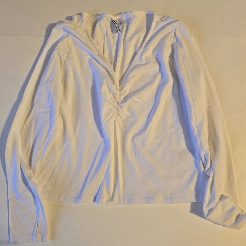 H&M Long Sleeve Ruched Top